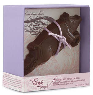 Vosges Flying Chocolate Pig