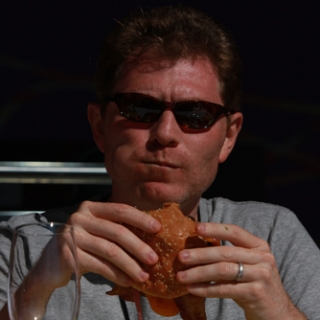 Bobby Flay and Burger Meister