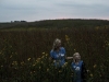 Paul's daughter and granddaughter: Sarah and Sophia Willis in the prairie at dusk