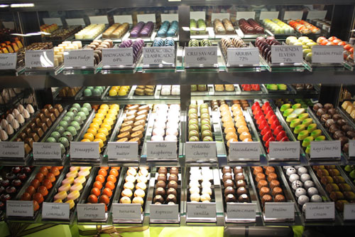 Norman Love Confections on display at the Fancy Food Show 2009