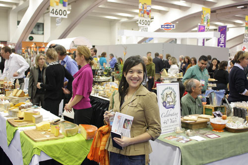 Cheese central at the Fancy Food Show in San Francisco, CA