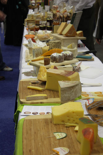 Cheese land at the Fancy Food Show 2009