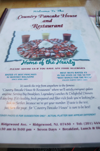 The Country Pancake House, Home of the Hearty