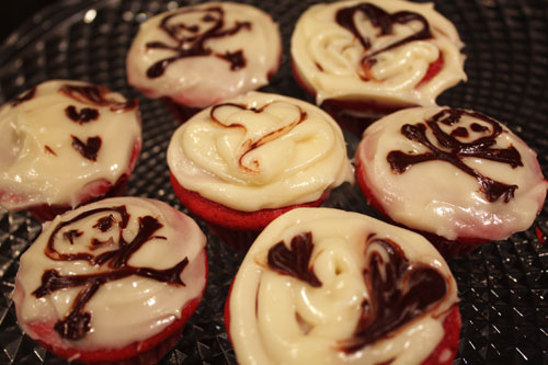 Tainted Heart Red Velvet Cupcakes