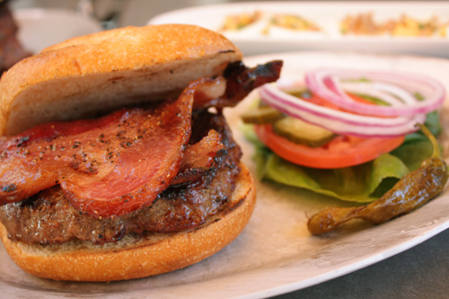 Pickles Bacon Burger