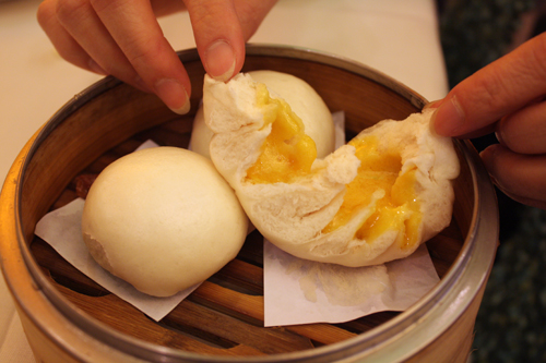 Steamed Egg Custard Bun (Lau Sah Bao)