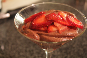 dudes-night-chocolate-mousse-strawberry-parfait