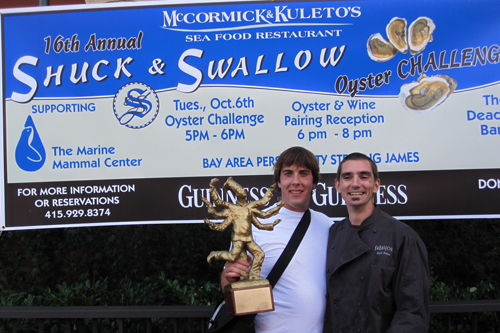 Reigning Champs 2 years in a row: Aaron Young and Ryan Seamus (Team Farallon)