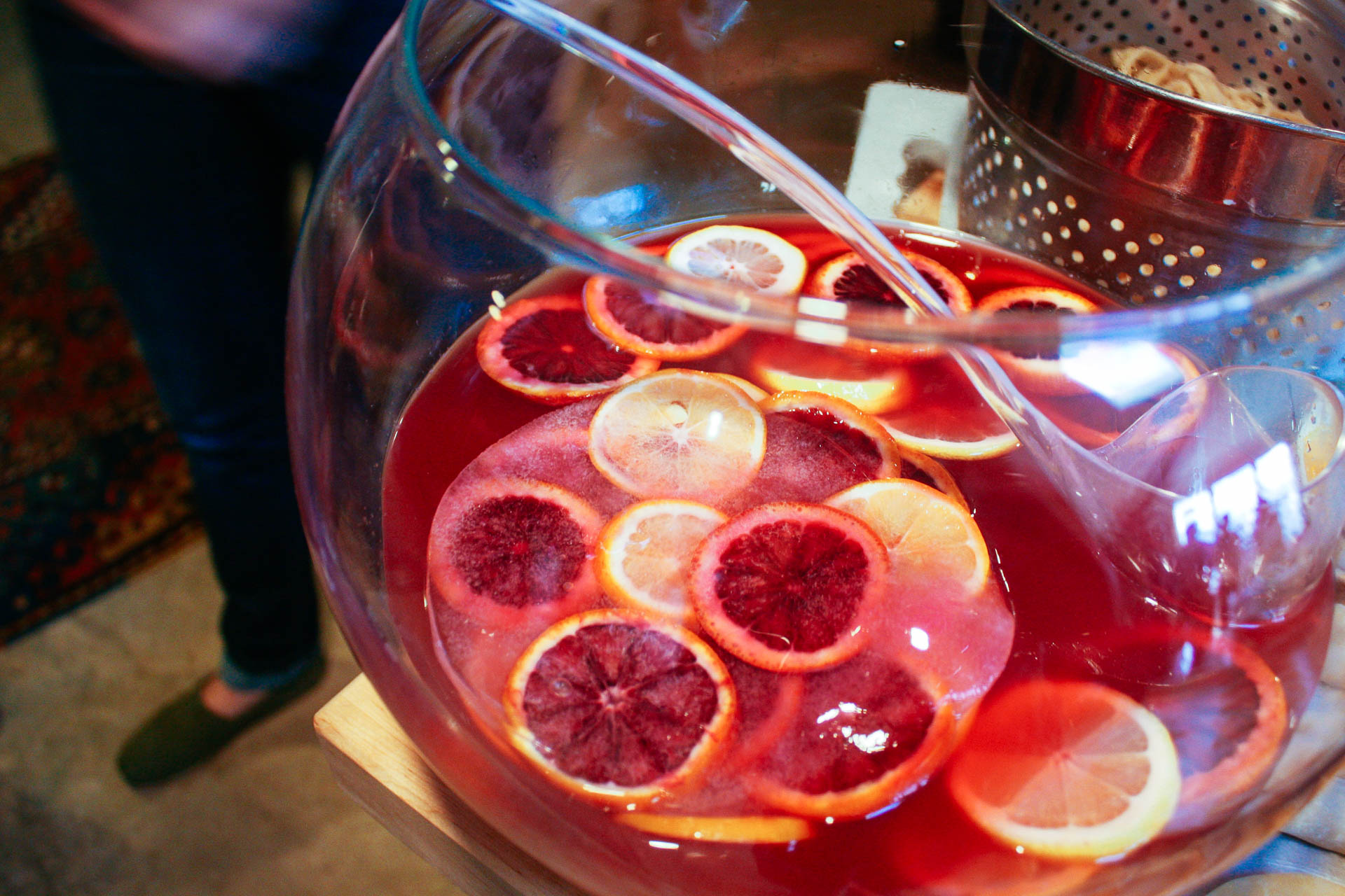 Lick My Spoon | Bourbon & Blood Orange Punch
