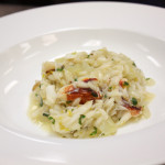 Risotto with Crab, Fennel and Meyer Lemon Gremolata