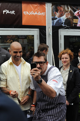 Ribbon Cutting for SF Chefs 2010