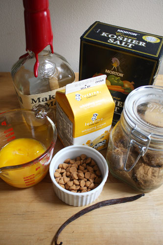 Butterscotch Pudding Ingredients