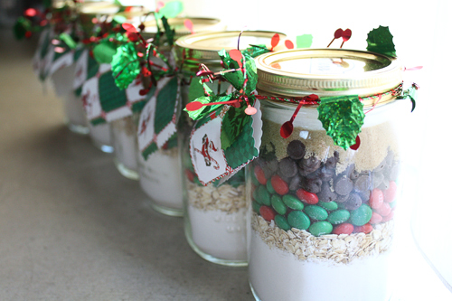 Homemade Christmas Cookie Jars