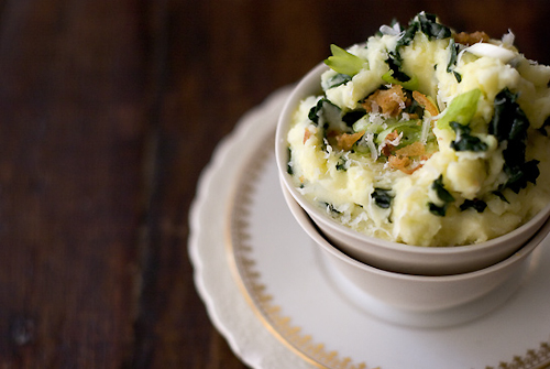 Kale and Olive Oil Mashed Potatoes