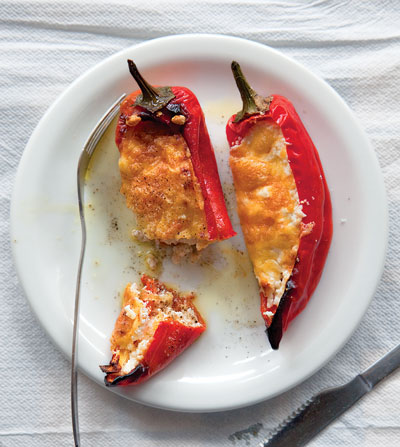 Peppers Stuffed with Feta