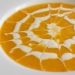 Carrot Ginger Soup with Cumin-Lemon Yogurt Crema