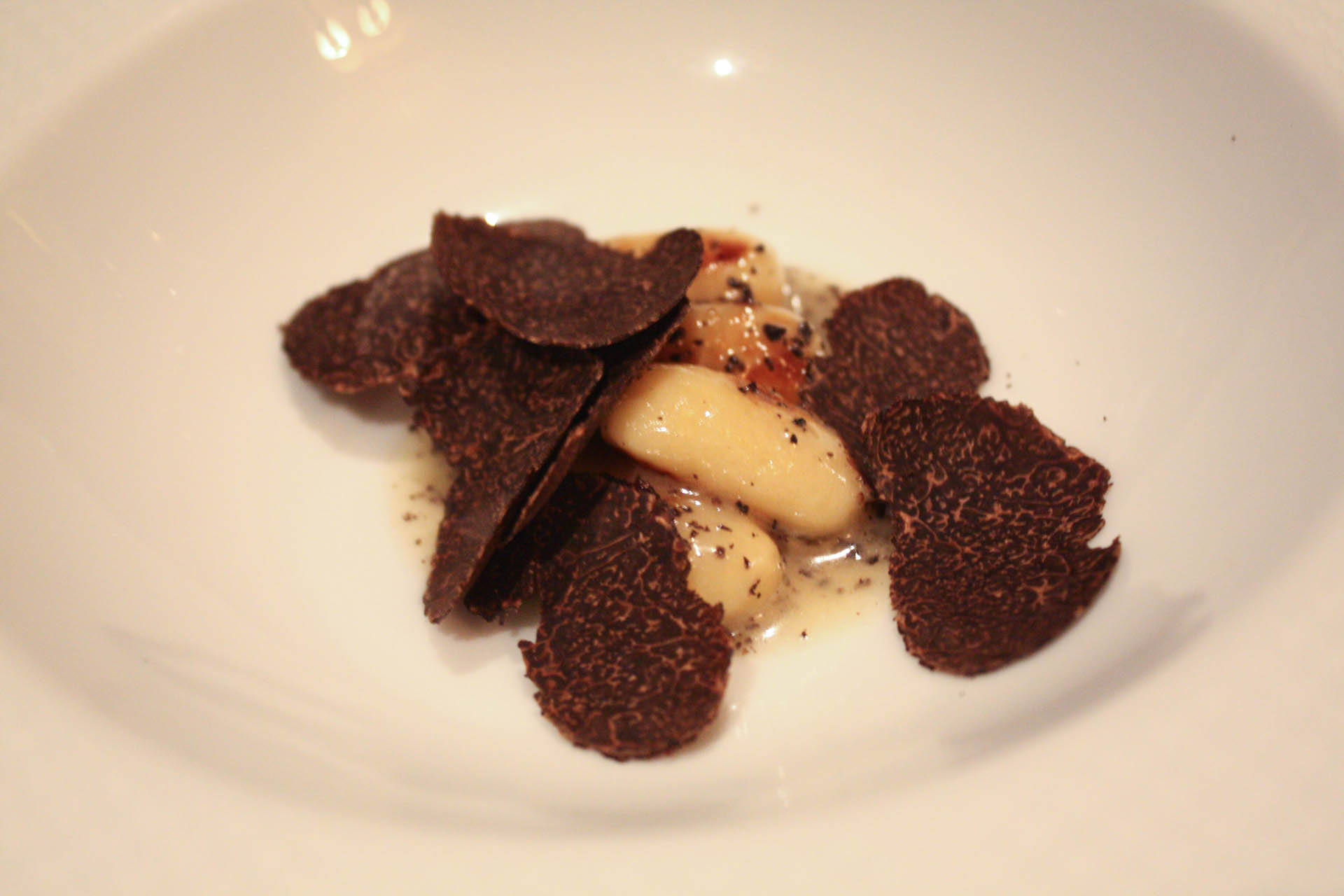 The French Laundry: gnocchi with truffles // lickmyspoon.com