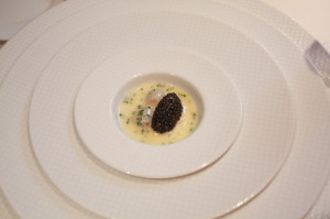 The French Laundry oysters and pearls