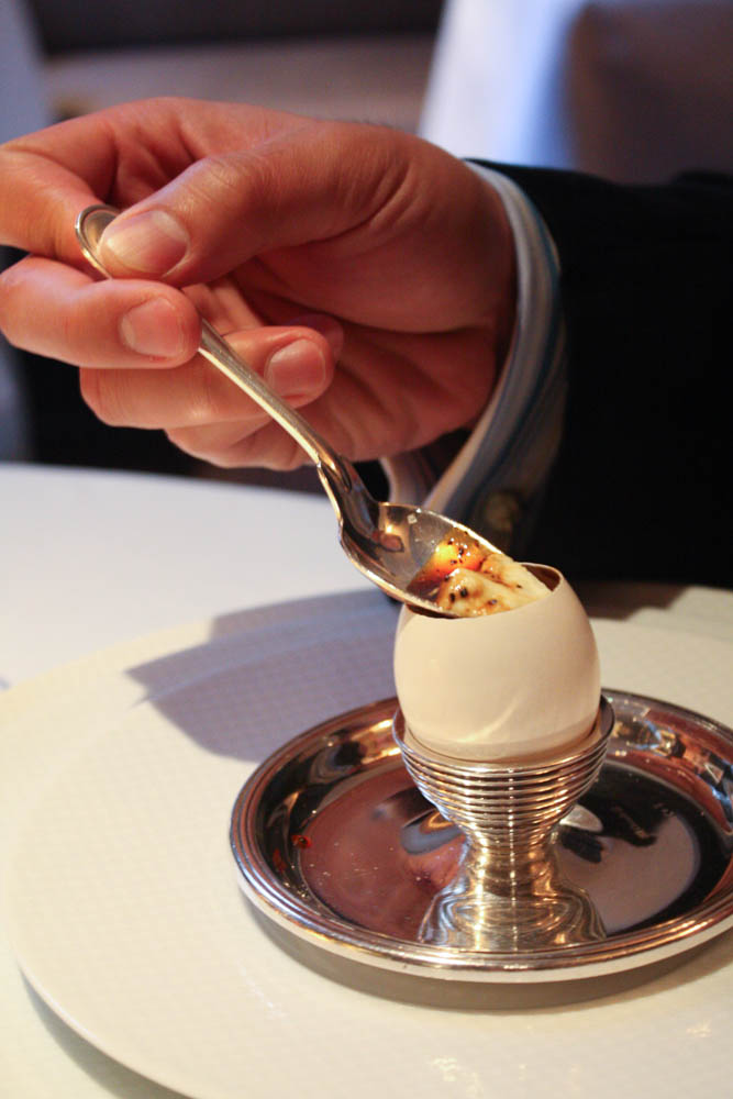 The French Laundry: hen egg truffle custard // lickmyspoon.com