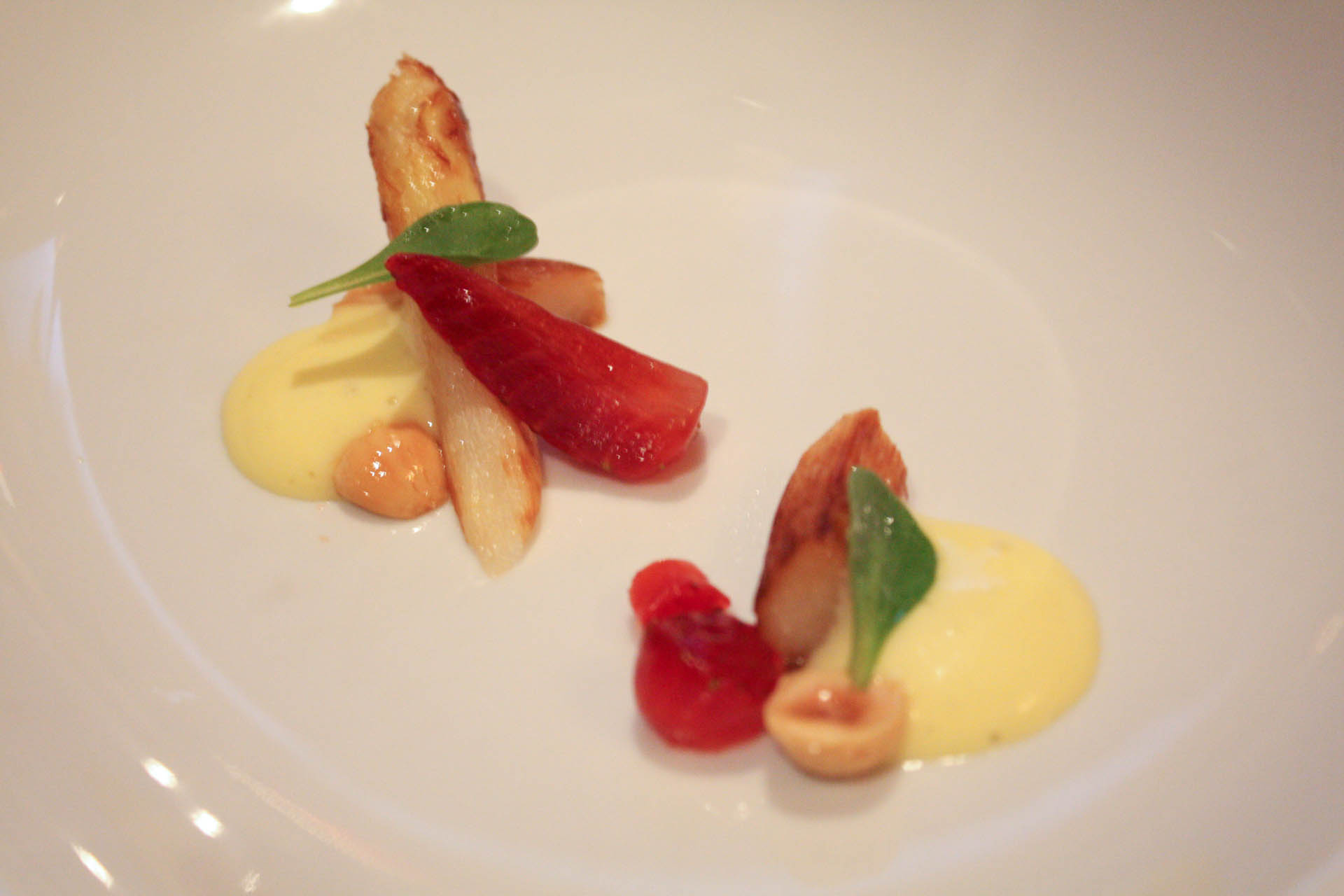 The French Laundry: roasted white asparagus salad // lickmyspoon.com