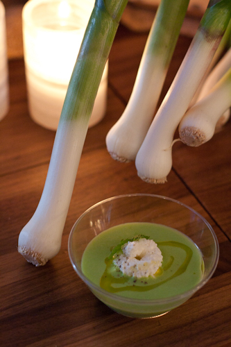 Taste of UWS, Chilled Spring Pea Soup