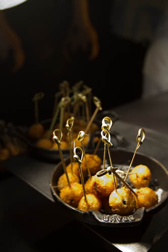 Black Truffle Cheese Fritters from Jean Georges Steakhouse