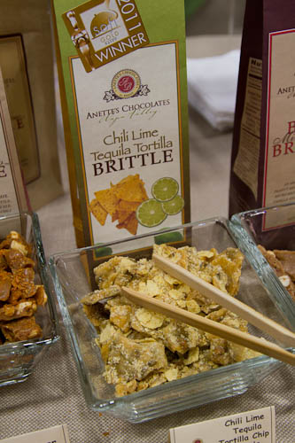 Chili Lime Tequila Tortilla Brittle from Anette’s Chocolates