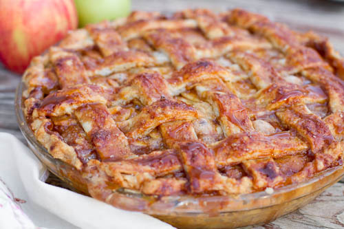 Salted Caramel Apple Pie + Perfect Pie Crust