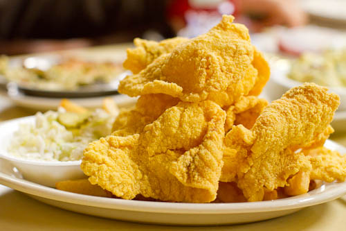 Middendorf’s Special: Fried Thin Catfish (Middendorf’s, Manchac)