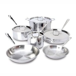 all-clad stainless steel 10 pc