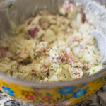 Potato Salad with Whole Grain Mustard, Scallions & Dill