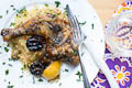 Skillet Chicken Marbella