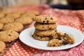 Chewy Pumpkin Cookies with Toffee Bits