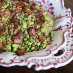 Lentil Salad with Bacon and Edamame