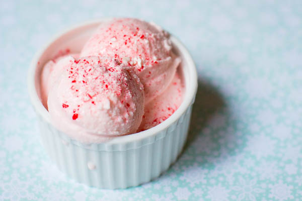 Peppermint Candy Cane Ice Cream // @lickmyspoon