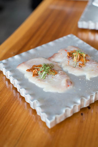 Yellowtail sashimi, The Slanted Door // @lickmyspoon