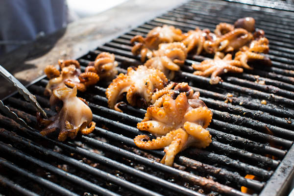 Grilled Baby Octopus @ricepapersf // @lickmyspoon
