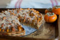 Persimmon Tart with Streusel + John Besh’s Cooking From the Heart {Giveaway}