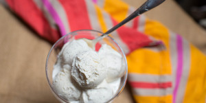 Malted Vanilla Ice Cream {Giveaway}