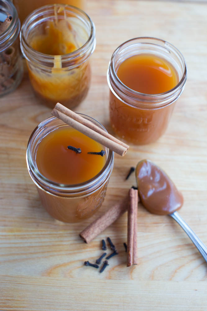 Apple Cider Hot Toddy with Salted Caramel // www.lickmyspoon.com