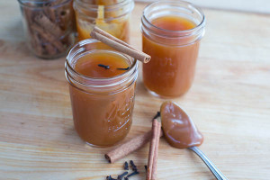Apple Cider Hot Toddy with Salted Caramel // www.lickmyspoon.com