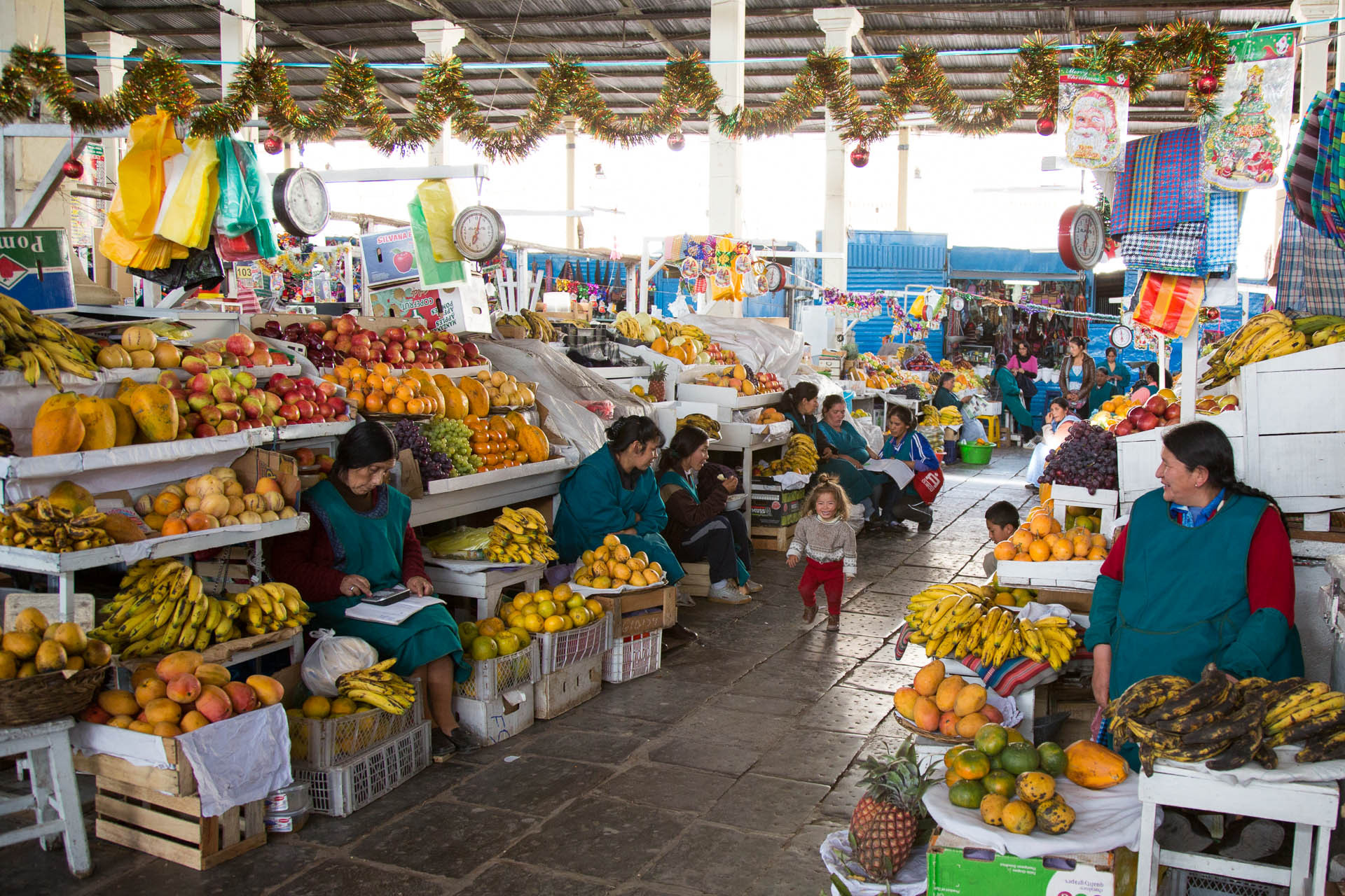 Scenes from Mercado Central de San Pedro