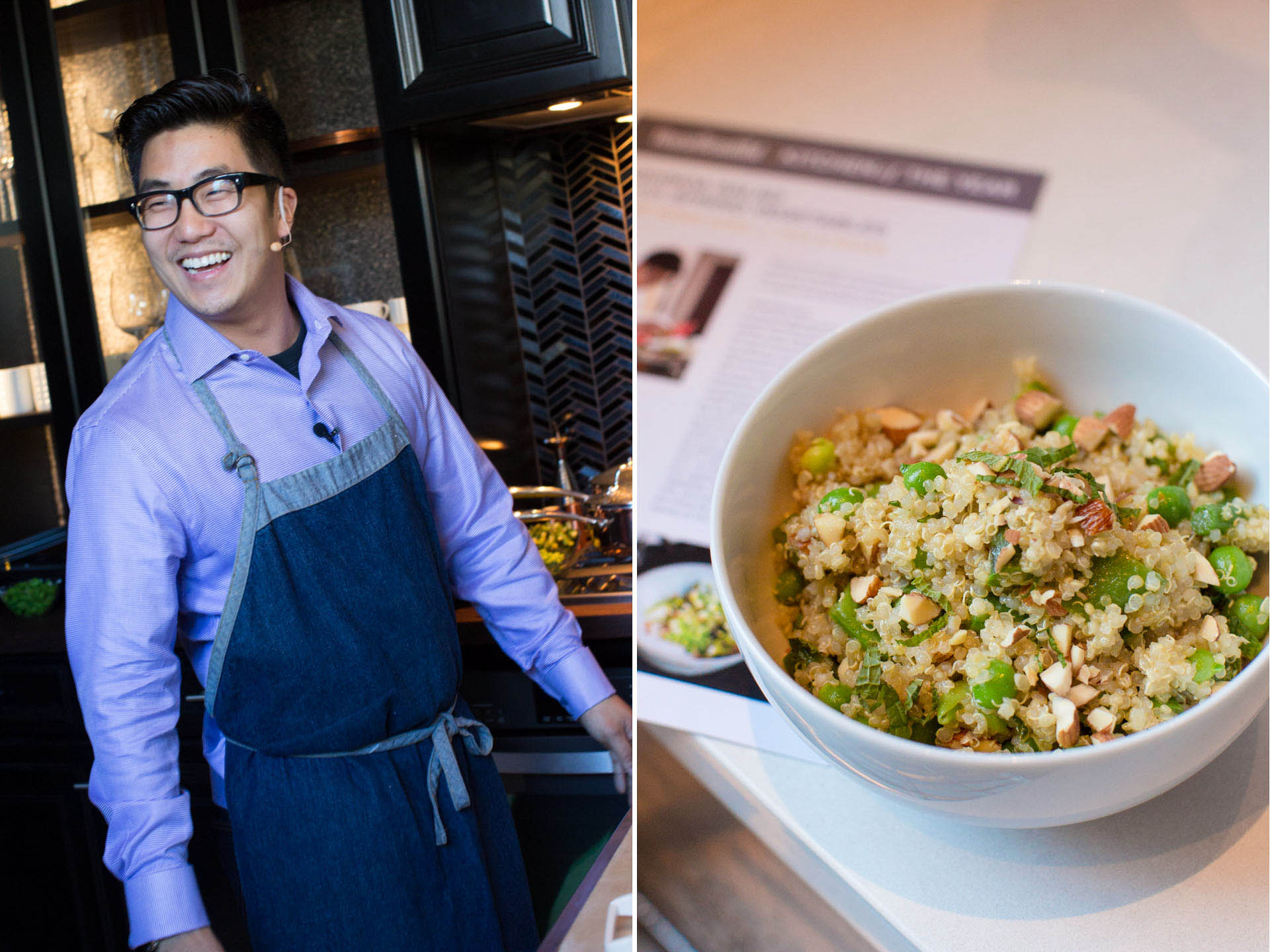 Lick My Spoon | Quinoa Salad with Spring Vegetables and Fridgie Confessions